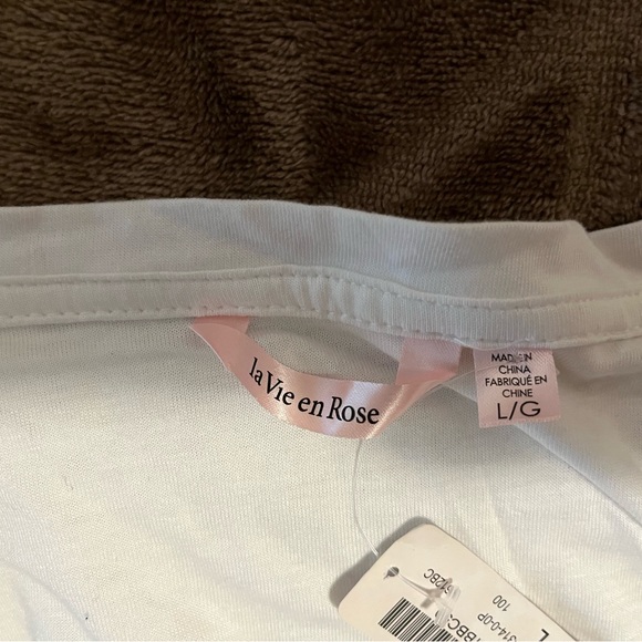 La Vie En Rose Pyjama Top - Picture 4 of 5